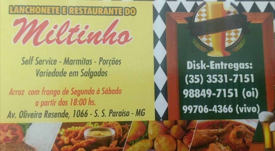 Lanchonete do Miltinho