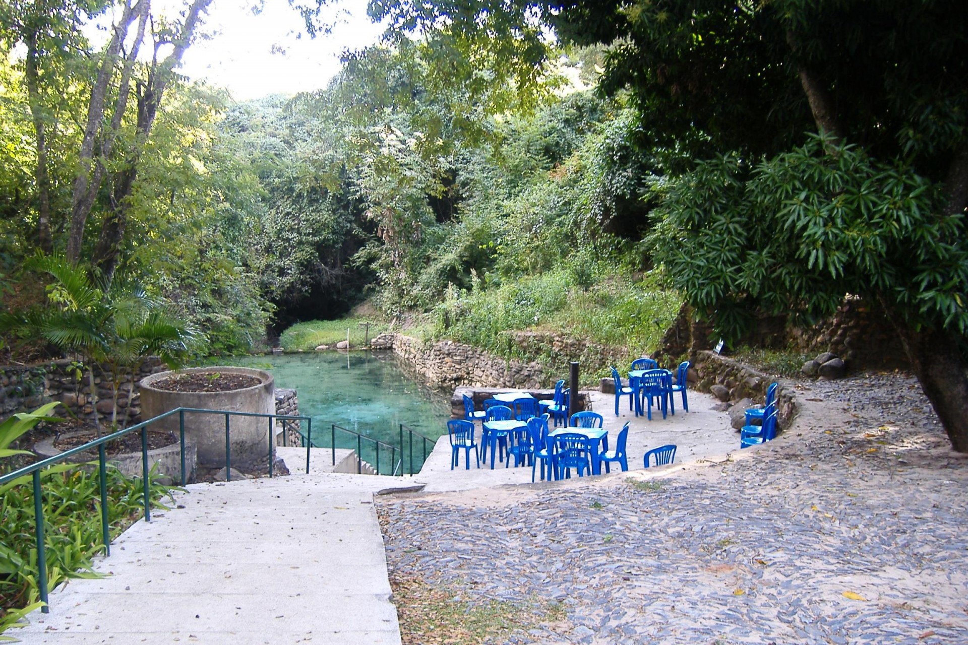 Poço de águas termais