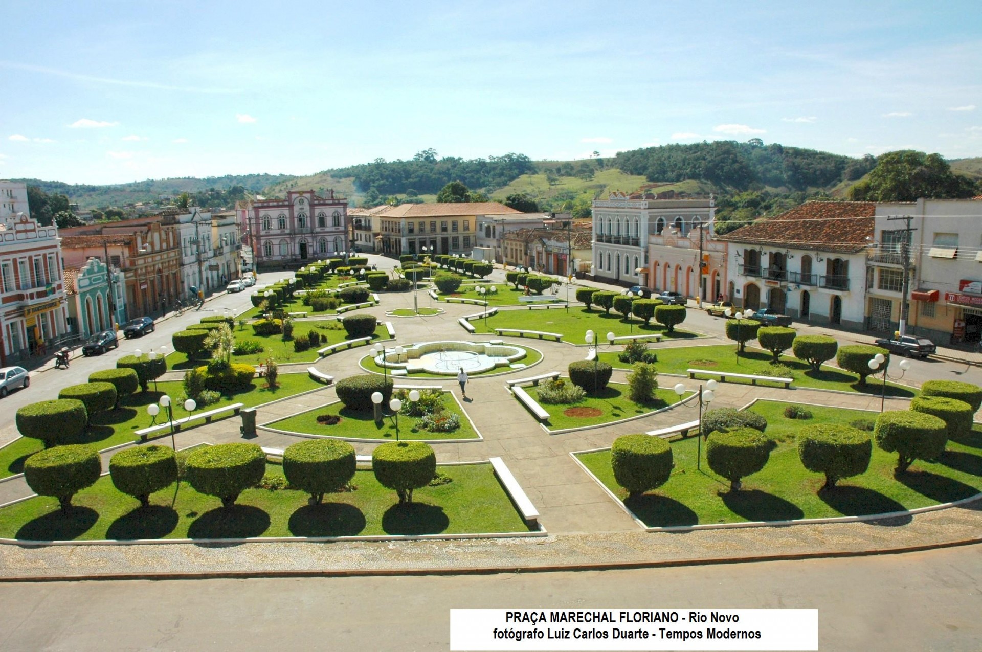 Praça Central de Rio Novo - Conjunto Arquitetônico Histórico Praça Marechal Floriano