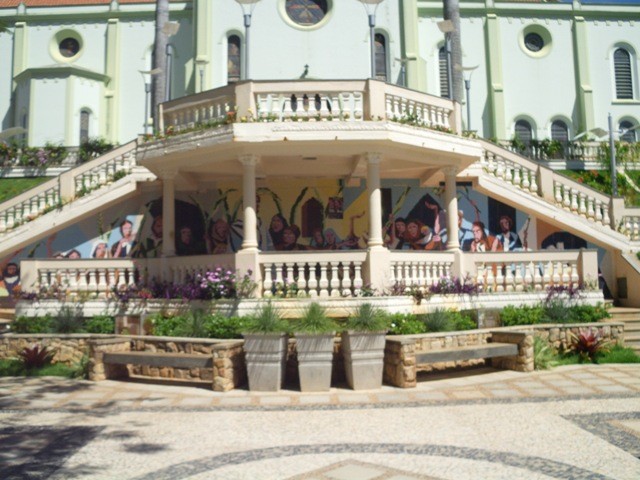 Painel em Pastilha - Praça Francisco Rubim