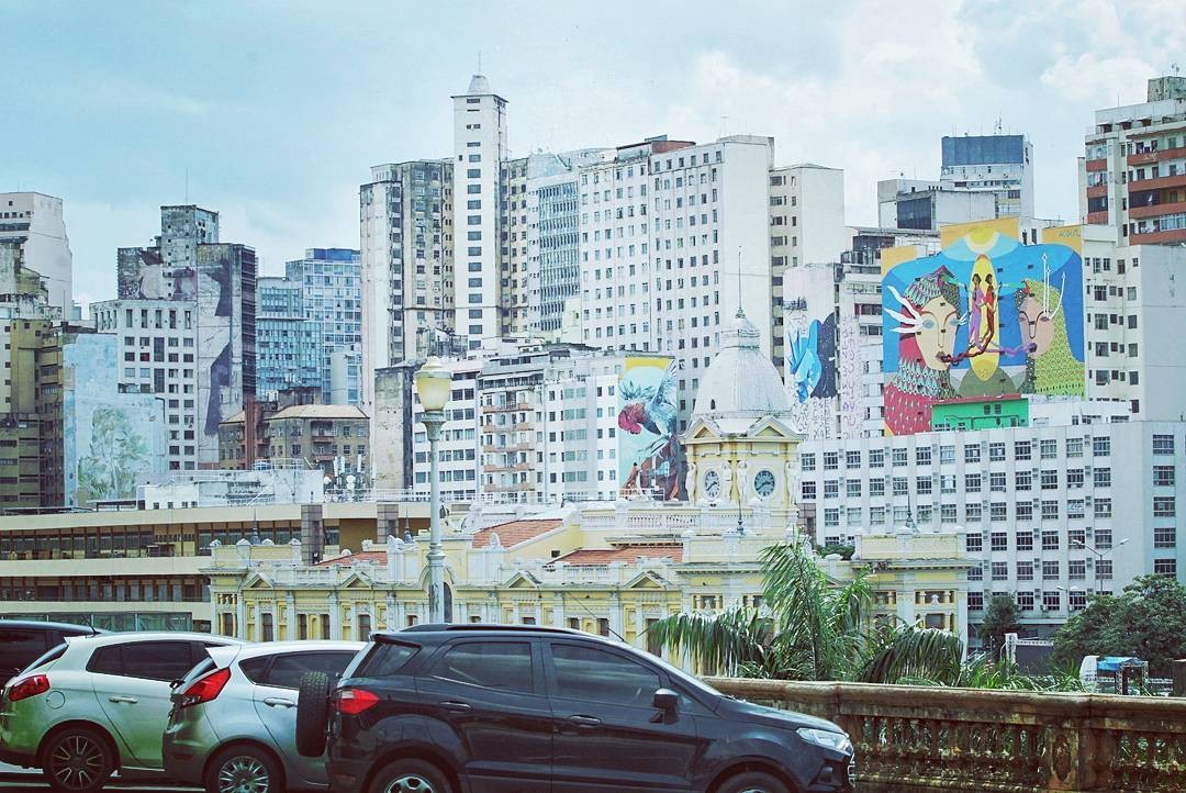 Mirante de Arte Urbana da rua Sapucaí 