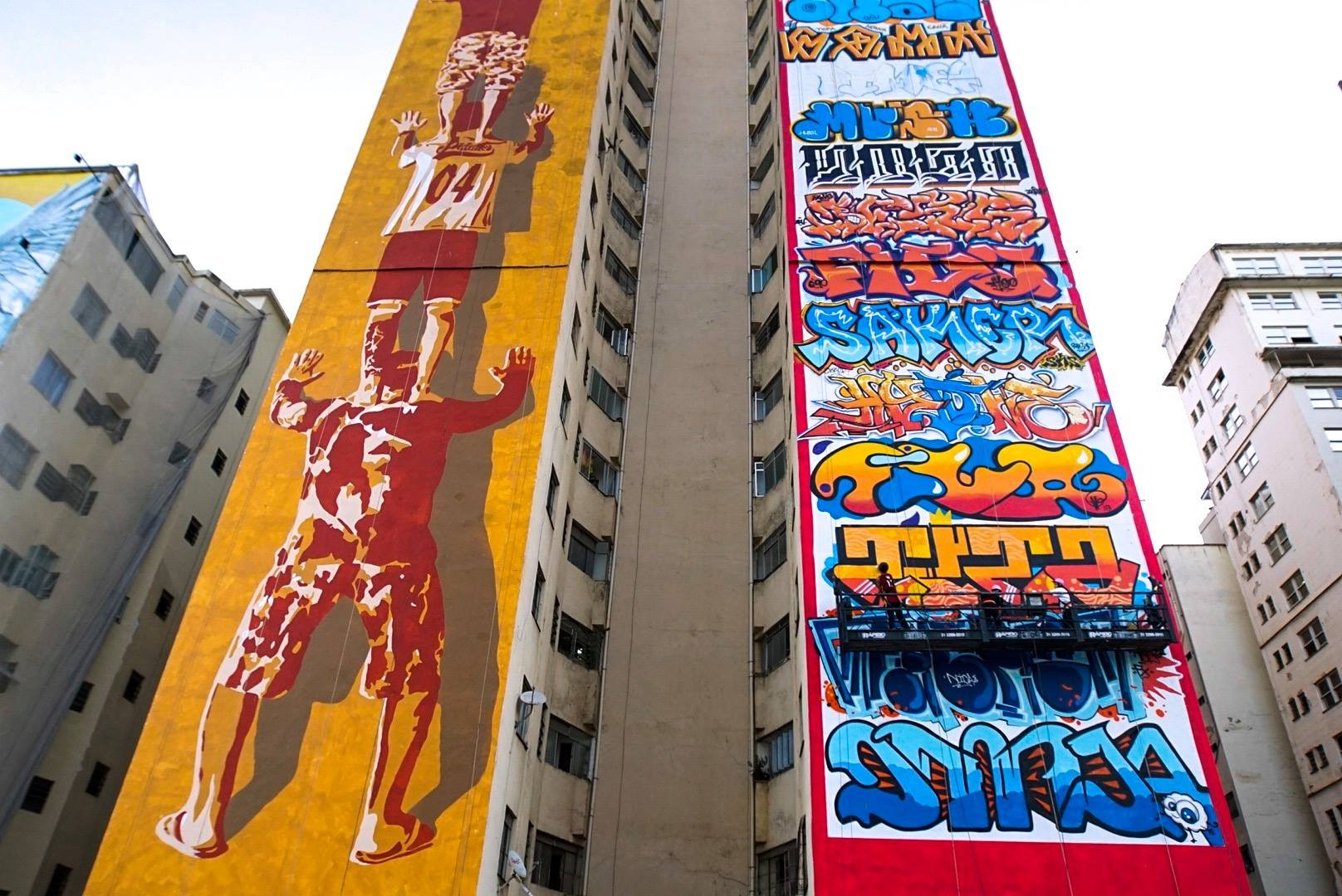 Mirante de Arte Urbana da rua Sapucaí 