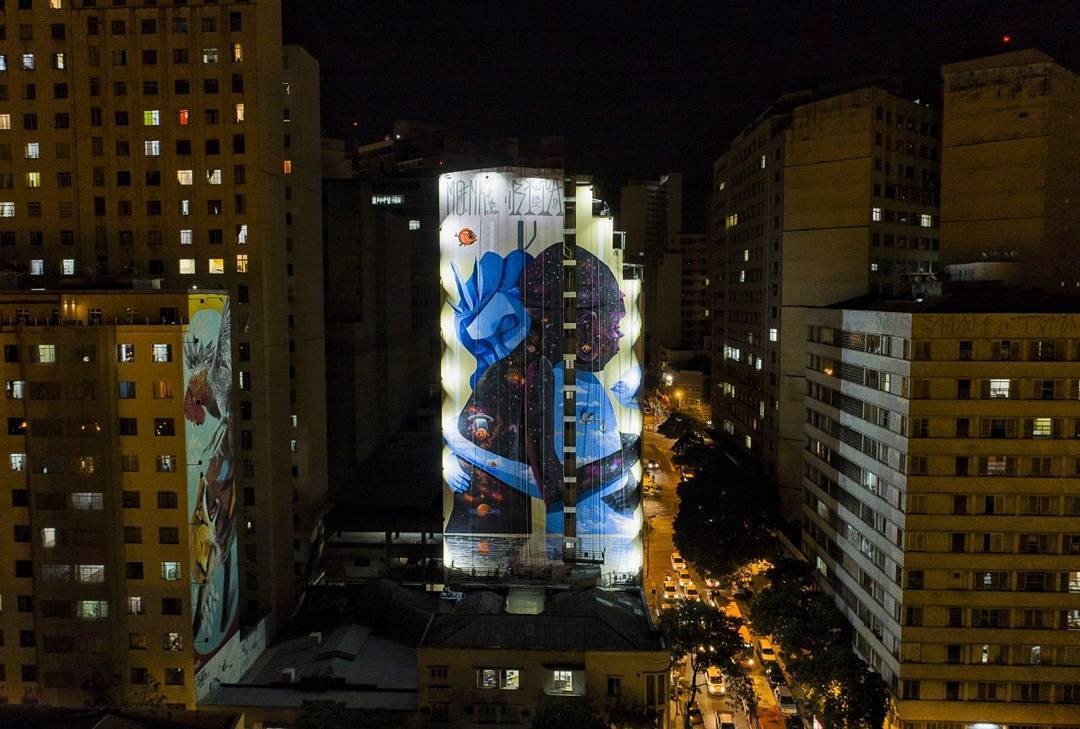 Mirante de Arte Urbana da rua Sapucaí 