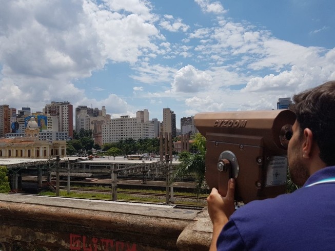Mirante de Arte Urbana da rua Sapucaí 