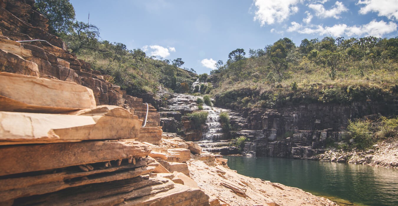 Cachoeira Lagoa Azul