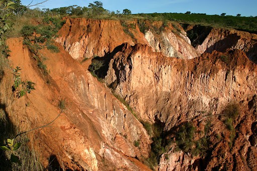 Voçorocas do Córrego do Cravo