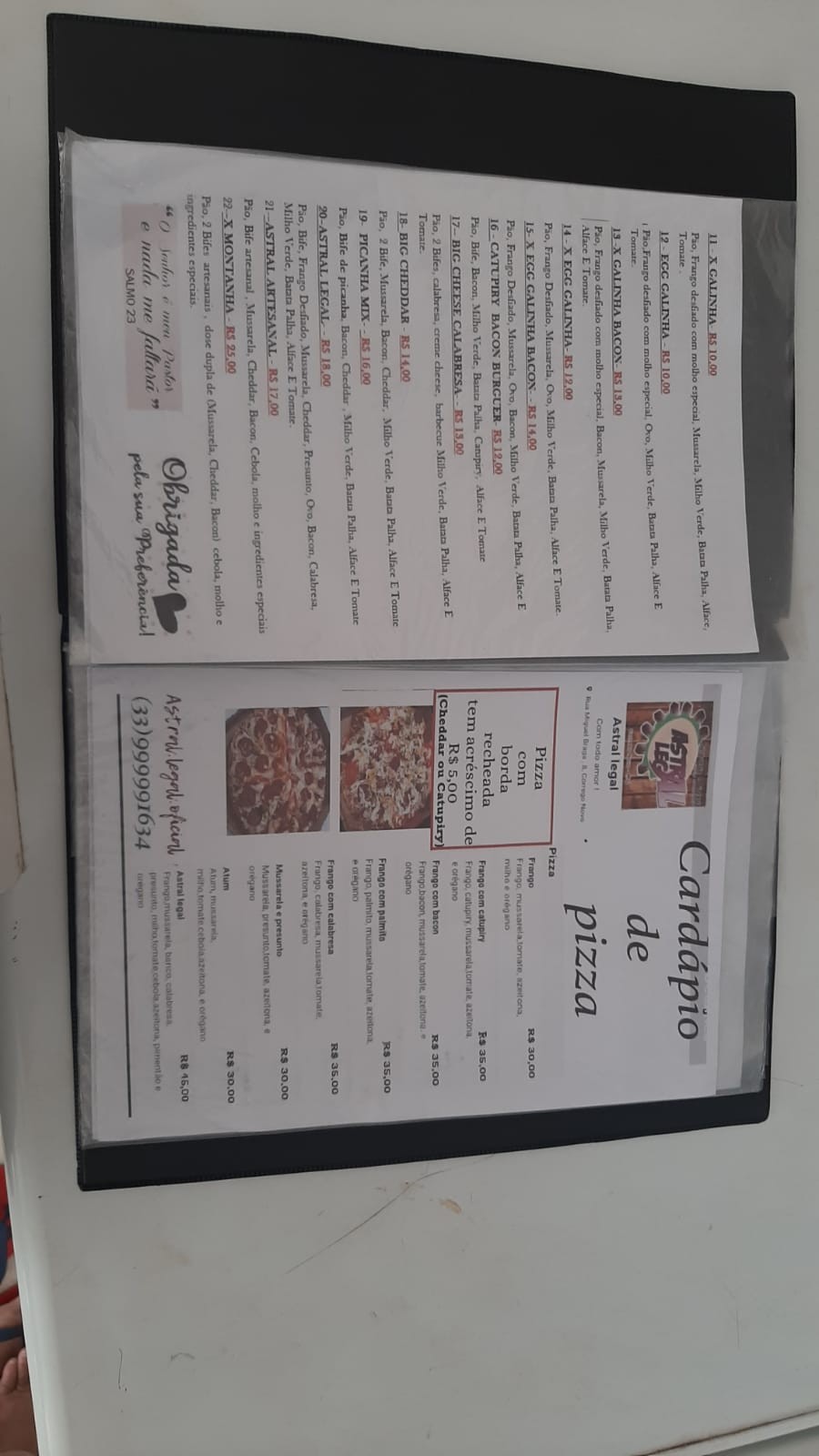Burqueria e Pizzaria Astral Legal 
