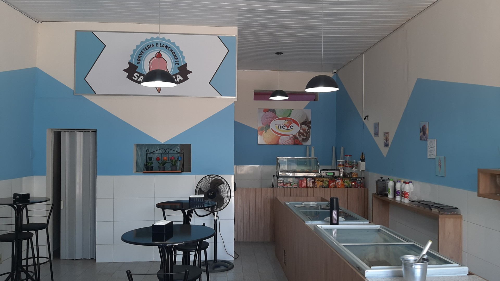 Sorveteria e lanchonete Saborosa