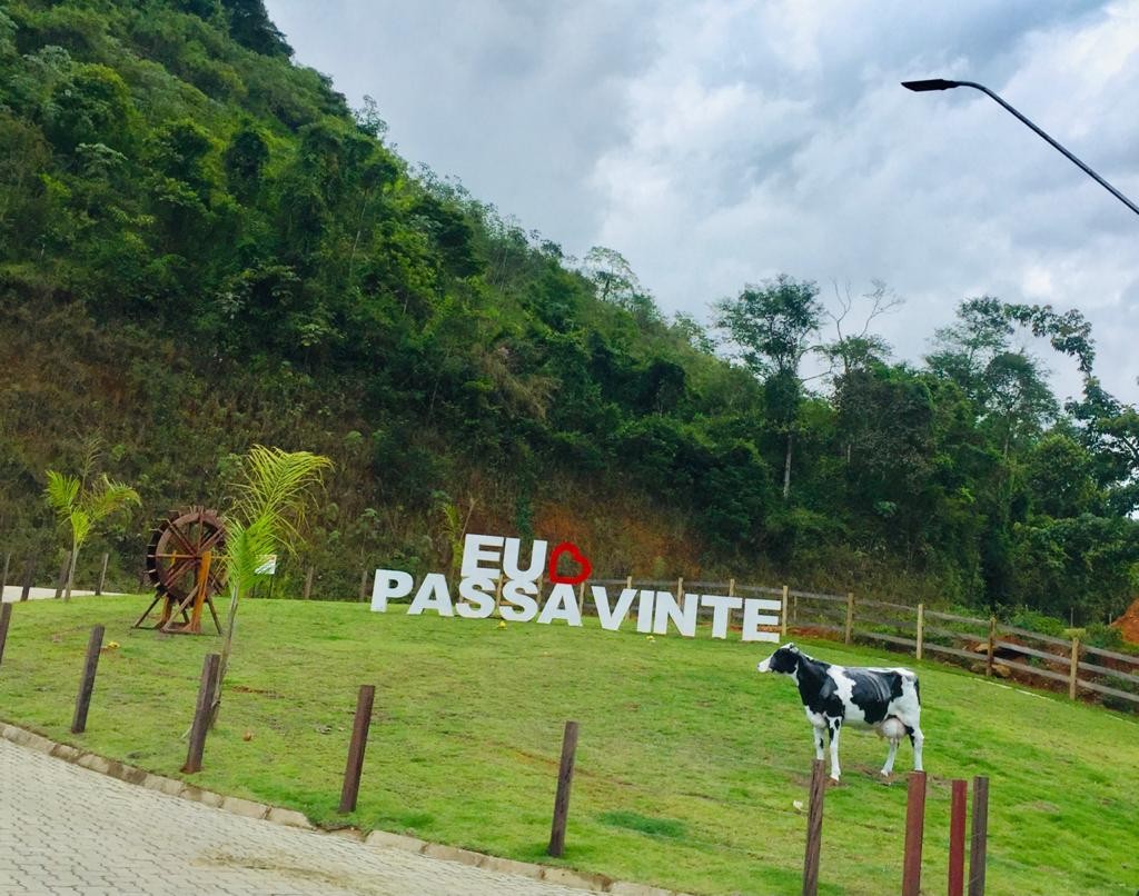 Letreiro eu Amo Passa Vinte