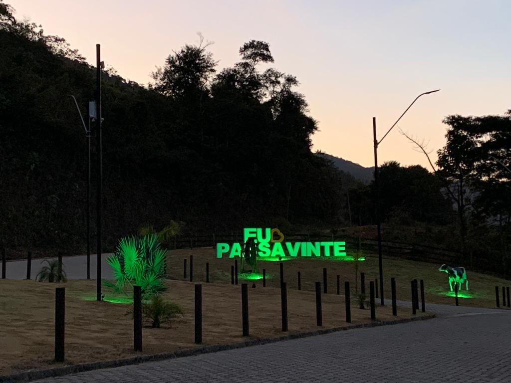Letreiro eu Amo Passa Vinte