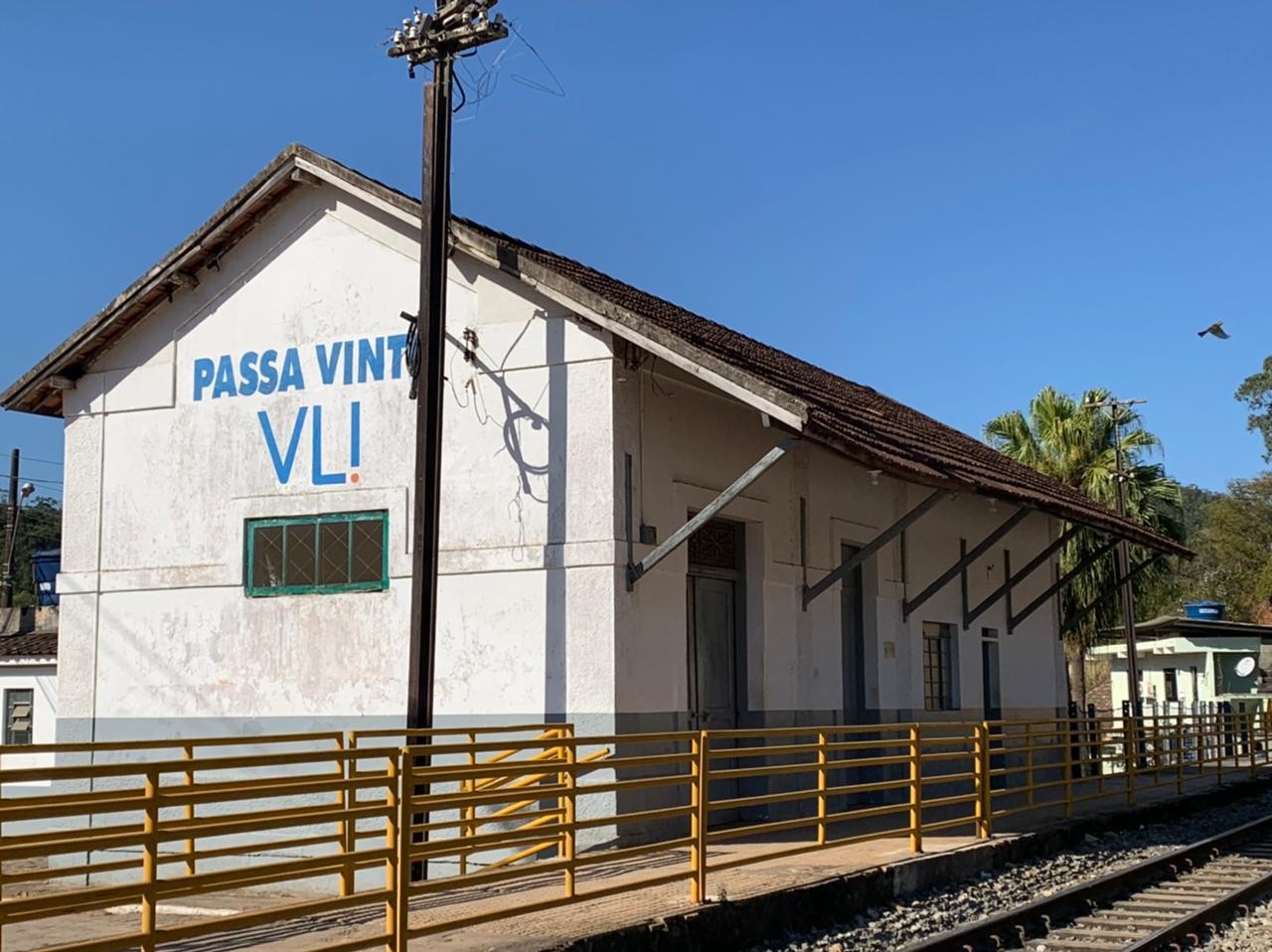 Prédio da Estação Ferroviária de Passa Vinte