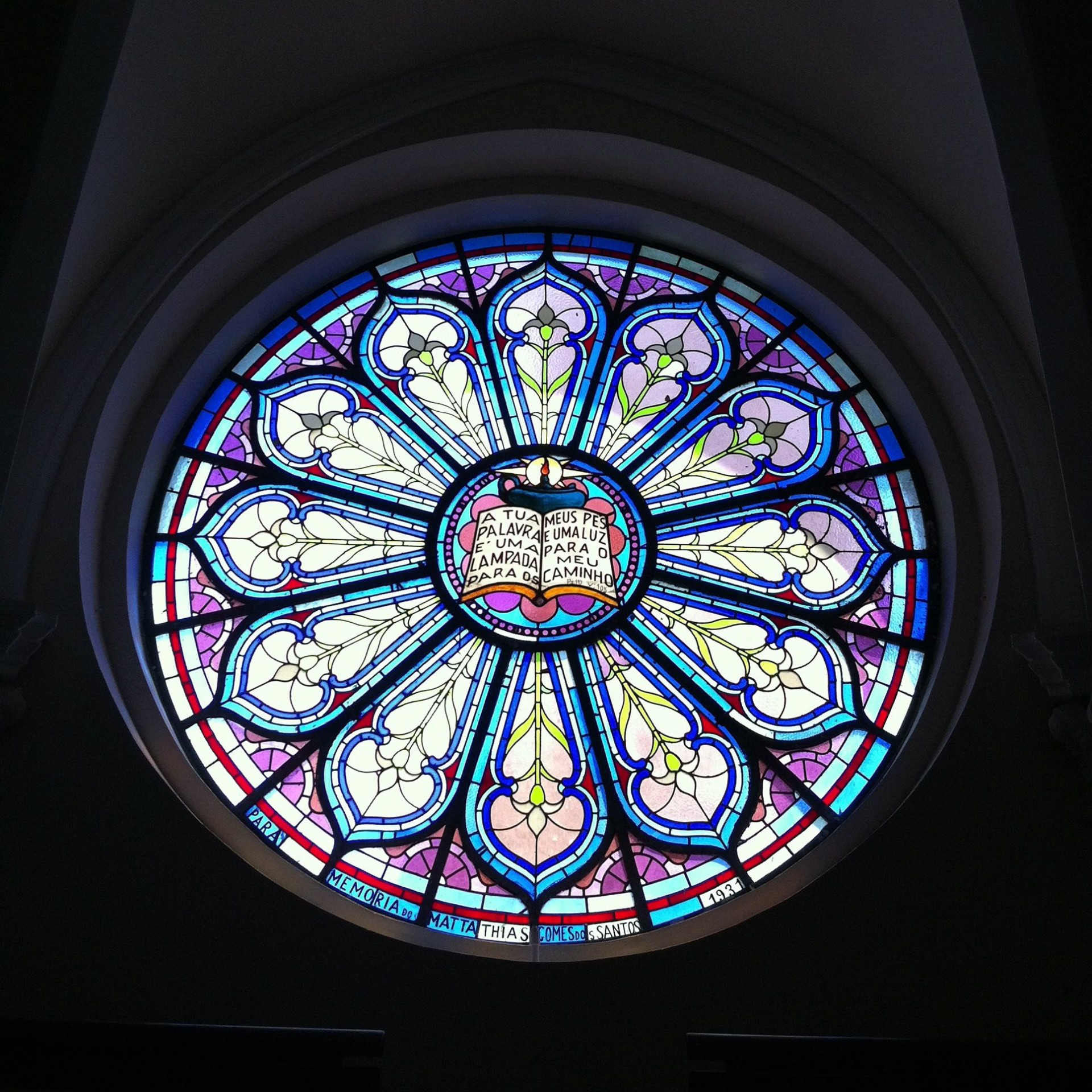 Vitrais da Primeira Igreja Presbiteriana de Lavras