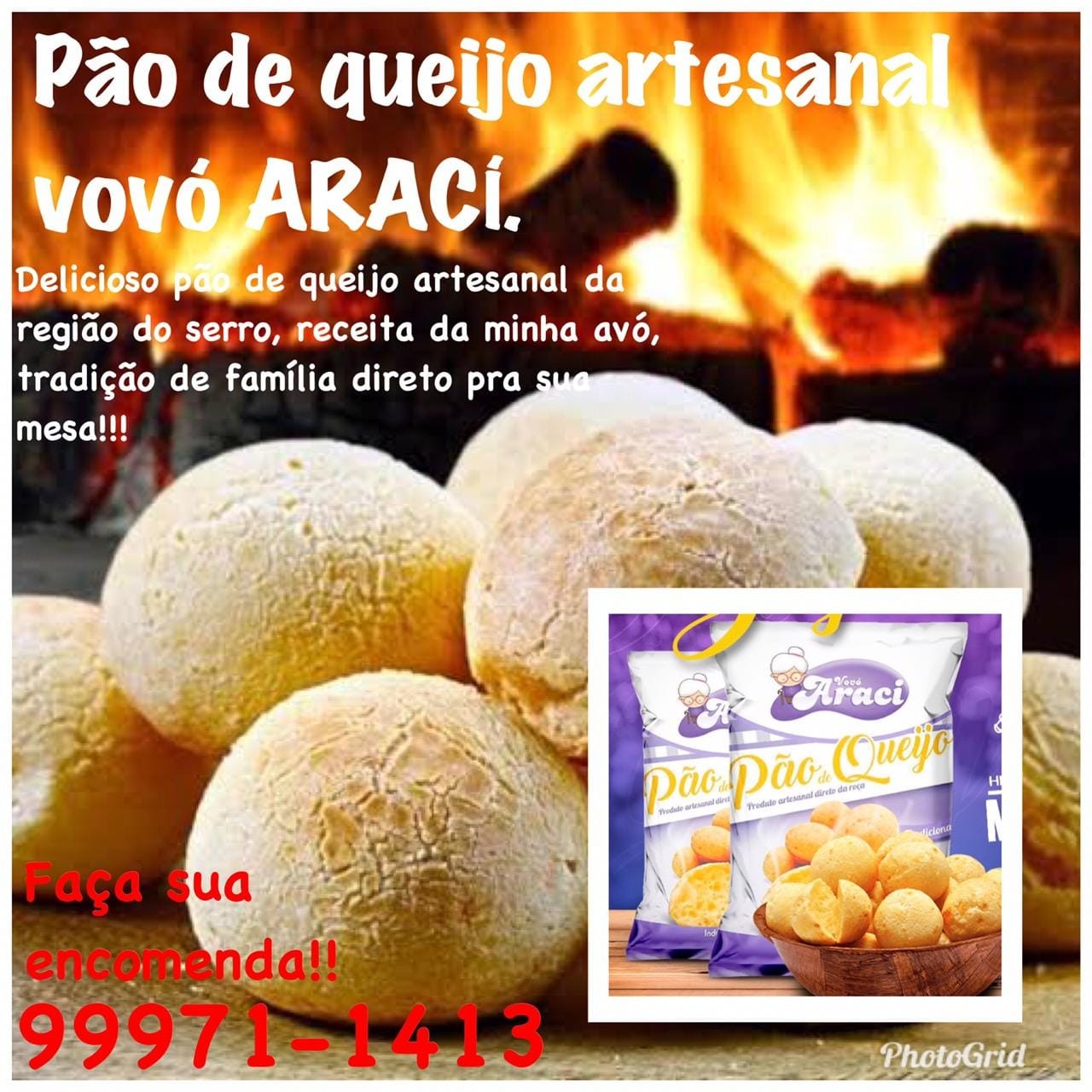 Pão de queijo Vovó Araci