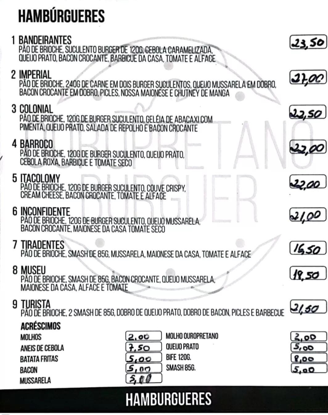 Ouropretano Burguer