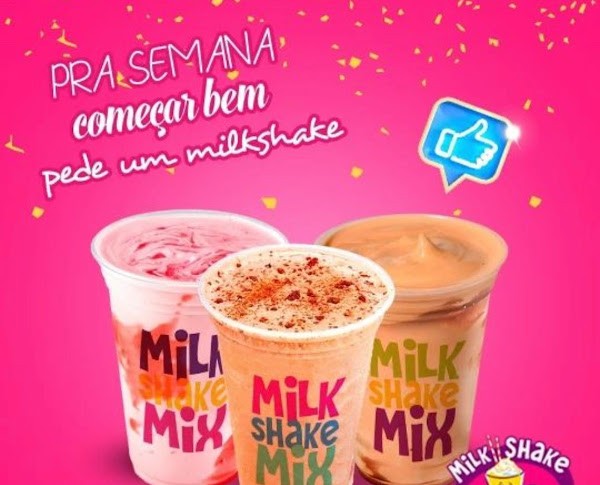 Milk Shake Mix Sorvetes e Açaí