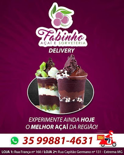 Fabinho Açaí e Sorveteria	da Praça