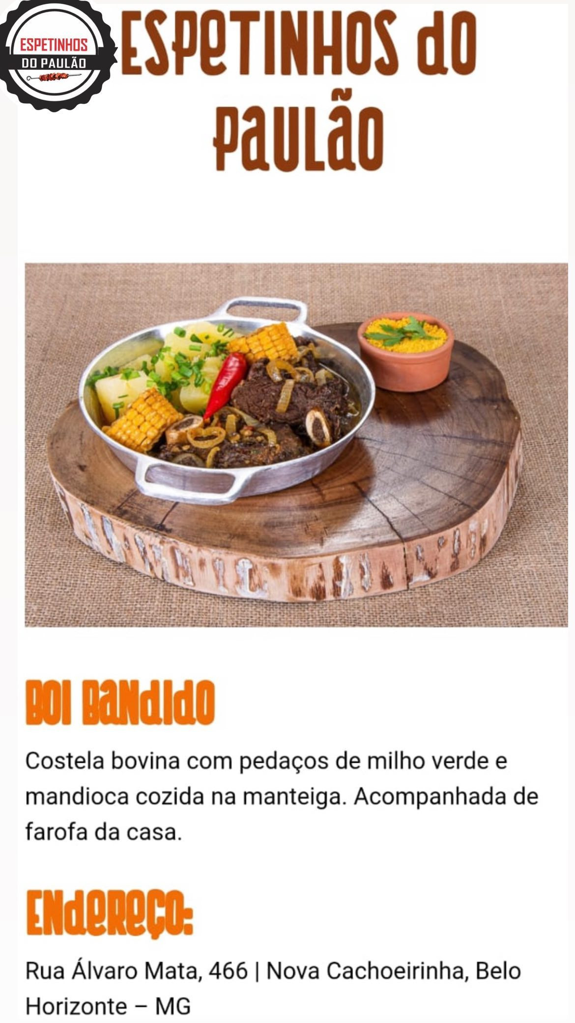 Espetinhos do Paulão 