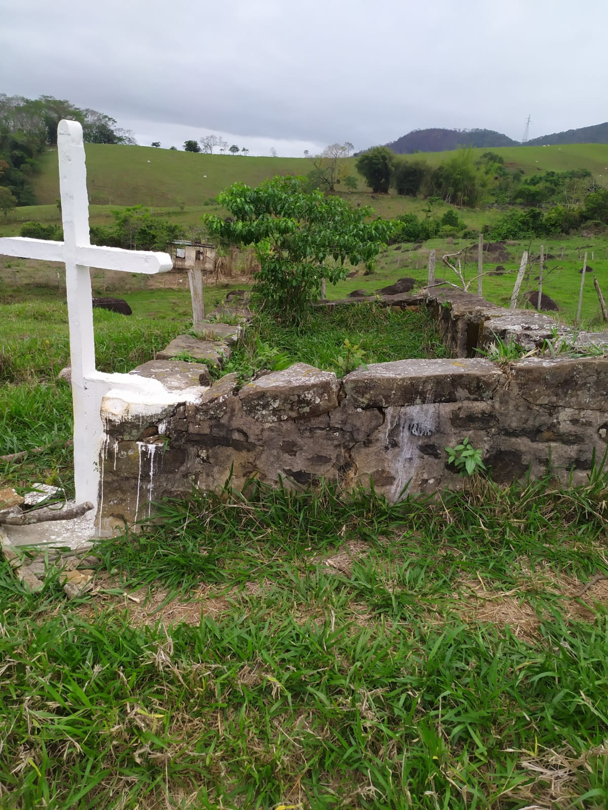 Ruinas do cemitério das Vitimas de Varíola