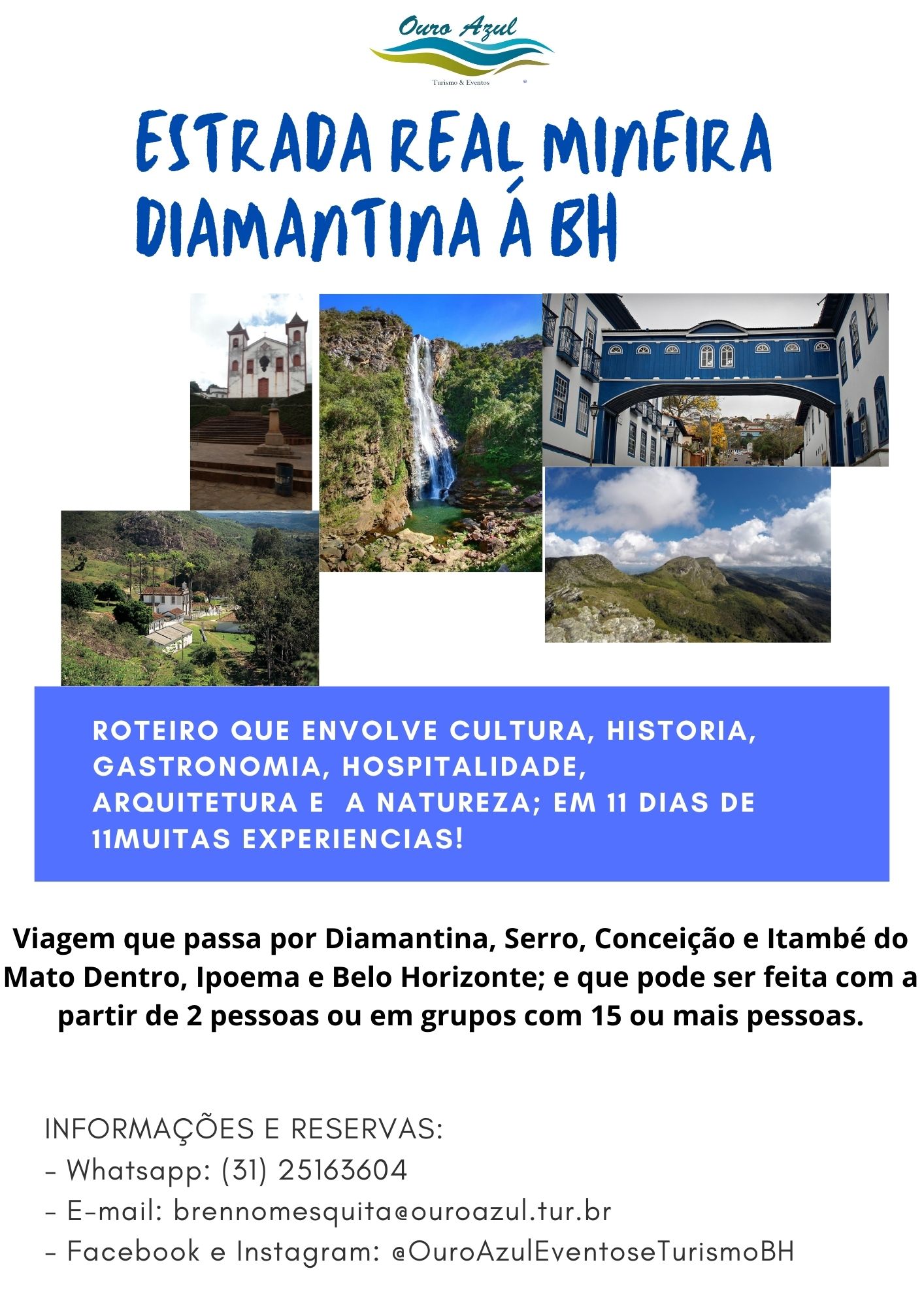 Estrada Real Mineira - Diamantina á BH